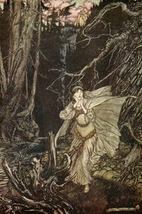 Undine autorstwa Friedricha de la Motte Fouque autorstwa Arthur Rackham