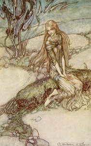 Undine autorstwa Friedricha de la Motte Fouque autorstwa Arthur Rackham