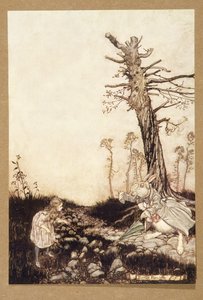 Dlaczego Mary Ann, co tu robisz?, z „Alices Adventures in Wonderland” Lewisa Carrolla, wyd. 1907 autorstwa Arthur Rackham