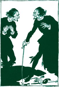 „William Wilson” Edgara Allana Poe autorstwa Arthur Rackham
