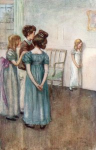 Ilustracja do opactwa Northanger autorstwa Jane Austen autorstwa Arthur Wallis Mills