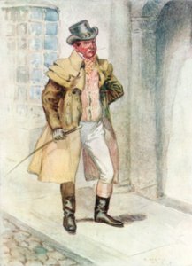 Ilustracja do opactwa Northanger autorstwa Jane Austen autorstwa Arthur Wallis Mills