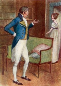 Ilustracja do Dumy i Uprzedzenia autorstwa Jane Austen autorstwa Arthur Wallis Mills
