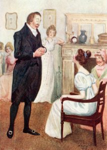 Ilustracja do Dumy i Uprzedzenia autorstwa Jane Austen autorstwa Arthur Wallis Mills