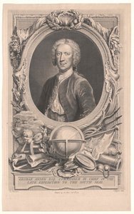 1. baron Anson Anson autorstwa Artist Unknown