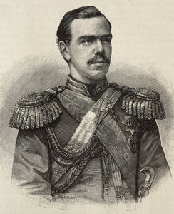 ALEKSANDER III (1845-1894). Car Rosji (1881-1894), syn i następca Aleksandra II. Rycina. autorstwa Artist Unknown