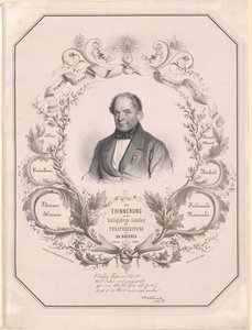 Adolf Baeuerle (druk) autorstwa Artist Unknown