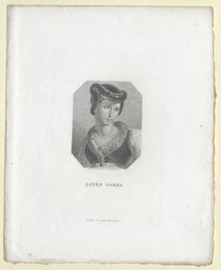 Agnes Sorel (druk) autorstwa Artist Unknown