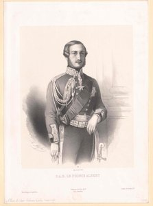 Albert, książę małżonek Anglii, książę Saksonii, książę Saksonii-Coburg-Gotha autorstwa Artist Unknown