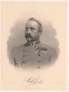 Ambros Ritter von Mras (druk) autorstwa Artist Unknown