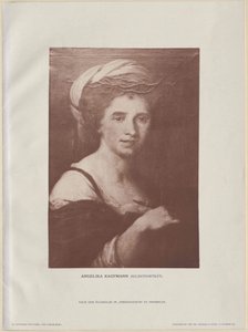 Angelika Kauffmann (druk) autorstwa Artist Unknown