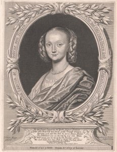 Anna Elisabeth von Stetten (druk) autorstwa Artist Unknown