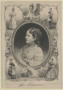 Anna Schramm (druk) autorstwa Artist Unknown