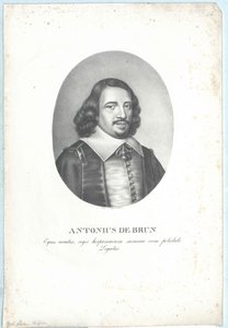 Antoine de Brun (druk) autorstwa Artist Unknown