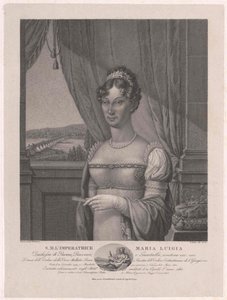 Arcyksiężna Austrii (1791-1847) Maria Luiza autorstwa Artist Unknown