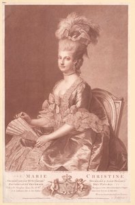Arcyksiężna Austrii Maria Krystyna autorstwa Artist Unknown