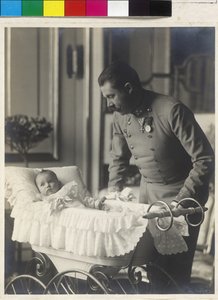 Arcyksiążę Franciszek Ferdynand z synem Maksymilianem autorstwa Artist Unknown