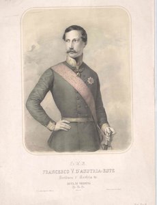 Arcyksiążę Austrii i książę Modeny Franciszek V autorstwa Artist Unknown