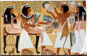 Sztuka Egiptu: Ipuy i jego rodzina. Fac simile odtworzony z grobowca d