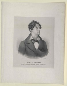 Auguste Nourrit (druk) autorstwa Artist Unknown