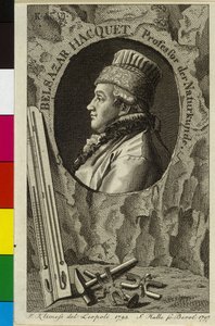 Baltazar Hacquet de La motte (druk) autorstwa Artist Unknown