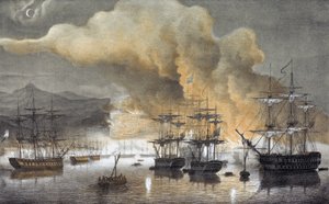 Bombardowanie Algieru autorstwa Artist Unknown