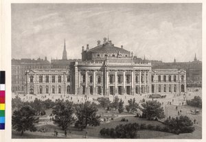 Burgtheater w Wiedniu autorstwa Artist Unknown