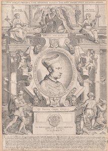 Carlo Borromeo (druk) autorstwa Artist Unknown
