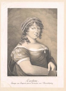 Karolina Amalie z Brunszwiku-Wolfenbuettel, autorstwa Artist Unknown