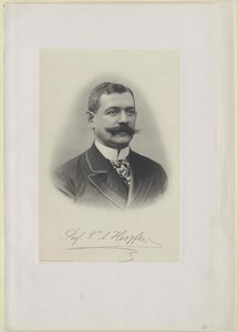 Charles August Herzfeld (druk) autorstwa Artist Unknown