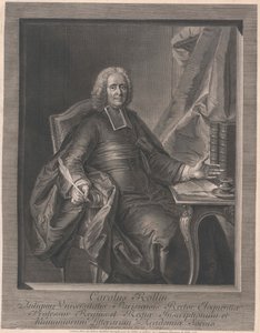 Charles Rollin autorstwa Artist Unknown