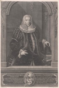 Christoph Adam Frederick Behaim von Schwarzbach autorstwa Artist Unknown