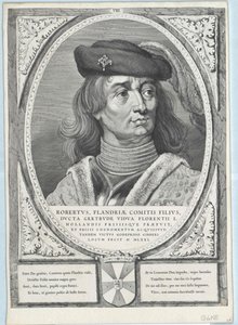 Hrabia Flandrii Robert I Fryzyjski autorstwa Artist Unknown