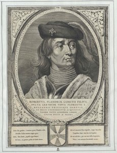 Hrabia Flandrii Robert I Fryzyjczyk autorstwa Artist Unknown