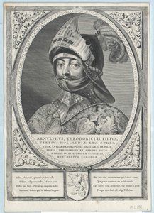 Hrabia Holandii Arnulf II (w druku) autorstwa Artist Unknown