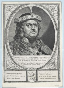 Hrabia Holandii Florencja II (druk) autorstwa Artist Unknown