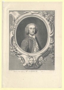 David Garrick autorstwa Artist Unknown