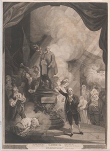 David Garrick autorstwa Artist Unknown