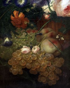 Szczegół martwej natury (olej na płótnie) autorstwa Artist Unknown