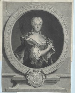 Księżna Wirtembergii Christiana Charlotte autorstwa Artist Unknown