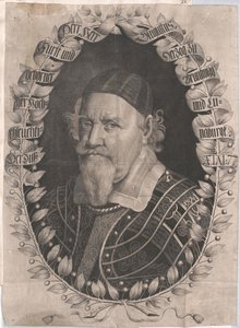 Książę Brunszwiku-Wolfenbuettel August Młodszy (druk) autorstwa Artist Unknown