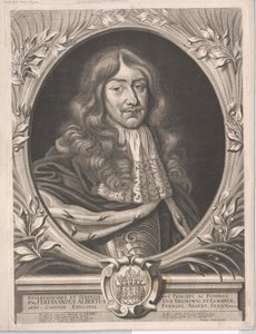 Książę Brunszwiku-Wolfenbuettel Ferdynand Albert II (druk) autorstwa Artist Unknown