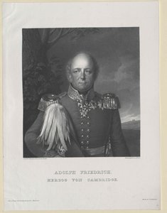 Książę Cambridge Adolf Fryderyk autorstwa Artist Unknown