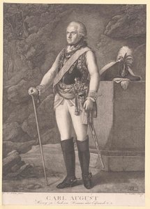 Książę Saksonii-Weimaru Eisenach Karl August autorstwa Artist Unknown