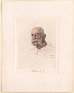 Cesarz Austrii Franciszek Józef I autorstwa Artist Unknown