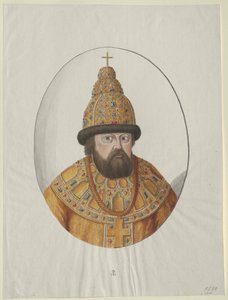 Cesarz Rosji Aleksiej autorstwa Artist Unknown