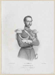 Cesarz Rosji Aleksander II autorstwa Artist Unknown