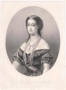 Cesarzowa Francji Eugenia autorstwa Artist Unknown