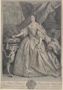 Cesarzowa Rosji Anna Ioannovna autorstwa Artist Unknown