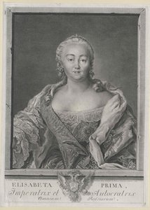 Cesarzowa Rosji Elżbieta autorstwa Artist Unknown